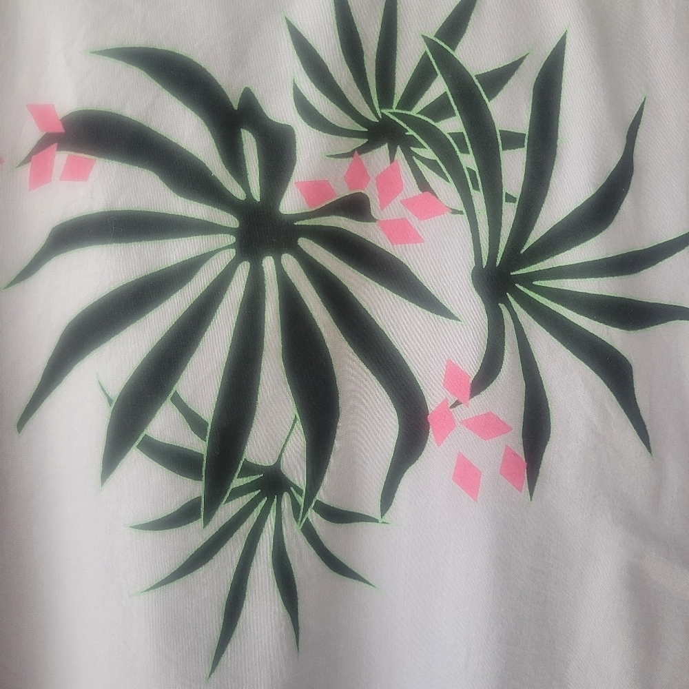 Billabong Tropical Print Shirt - Black and Green - Picture 8 of 10